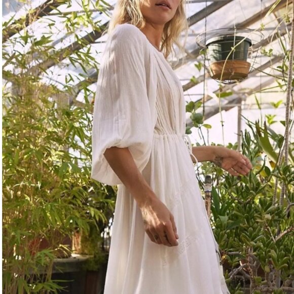 Peasant Dress - Plenty Of Love Maxi - Picture 2 of 9